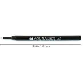 monteverde rollerball swill (أنبوب الراتنج البلاستيكي) ، نقطة واسعة ، أزرق