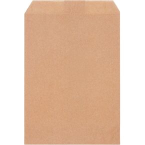 أكياس الورق البني البني المسطح الكبير Kraft 6 "× 9" (15 × 22.8 سم) حزمة من 100 - علاج البضائع الصابون