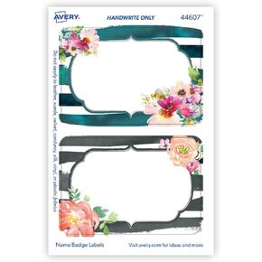 Avery Premium Bridal Shower و Baby Shower Name Tags ، لا يوجد مصعد لا حليقة ، 36 ملصقات اسم اليدوية
