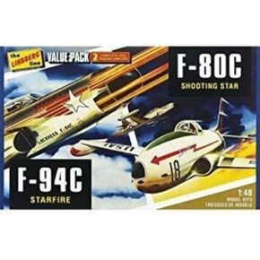 Lindberg HL509/12 1/48 US Corean War Fighters F-80C/F-94C