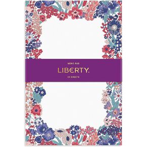 Galison Liberty Margaret Annie Memo Pad من لوحة Note Pad مع طباعة فريدة من الأزهار ، وتشمل 60 ورقة من نفس التصميم ، 6 "× 9" ، نسخة جميلة إلى أي منزل أو مكتب