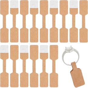 500pcs علامات المجوهرات الفارغة ملصقات الأسعار سهلة التقشير ، تسميات أسعار لاصقة ذاتيا علامات ملصقات ملصقات فارغة
