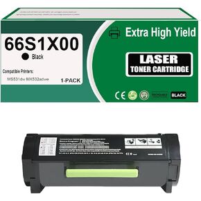 66S1X00 Extra High Yield Toner Cartridge for MS631 MS632 MX632 Printers (1 Black)