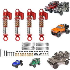 RCAWD امتصاص الصدمات لمدة 1/24 ecx barrage & ftx & rgt ترقيات ترقيات الأجزاء ، 40 مم صدمات RC الأمامية مثبط مع ربيع ليونة ، ل #ecx203003 ، #ftx8851 الأزرق