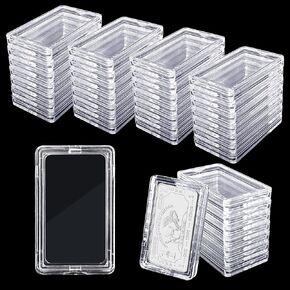 45 PCS Silver Bar Holder 1 Oz Silver Bar Capsule Capsule Case Case Clear