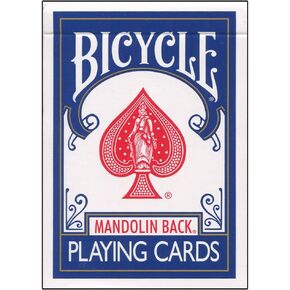 MMS Bicycle Playing Cards 809 Mandolin Back (Blue) by USPCC - Trick
