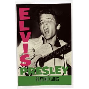 Aquarius Elvis Presley Premium Cassette Play -Cards -Lvis Presley تحت عنوان البطاقات لألعاب الورق المفضلة لديك - Elvis Presley Merchandise & Complizations مرخصة رسميًا