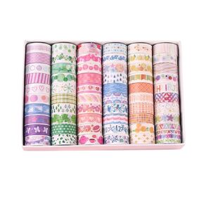 مجموعة شريط Mafeloe Washi ، طولها 20 مترًا ، مستلزمات لاصقة زخرفية لكتاب القصاصات والفنون والحرف اليدوية.