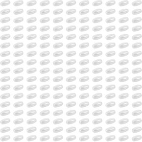 1000pcs بيضاء لؤلؤة الشوفان شوفان الخرز فو أوك بيضاوي الخرز الخرز فضفاضة المجوهرات صنع لوازم لزاوي قلادة مزهرية الزفاف ديكور المنزل 3 × 6 مم