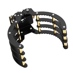 Robotic Claw Full Metal Wave Edge Clamp Robot Hand Gripper Grabber, 1LB Max Grab Weight & 0-9in Open Range High Torque Robotic Arm Replace Claw Robot DIY, Mechanical Claw with Servo