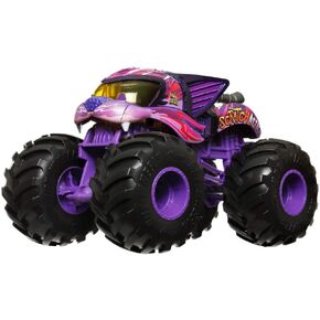 Hot Wheels Monster Trucks 2024 هجوم خدش كبير الحجم
