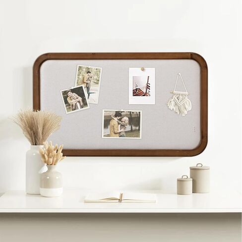 Sofe Oval Bulletin Bulletin Board ، لوحات دبوس فريدة من نوعها للجدران ، 21 × 17 بوصة لوحة رؤية معلقة ، لوحة إشعار الرسائل لوحة الذاكرة للمنزل والمدرسة مع دبابيس in Kuwait