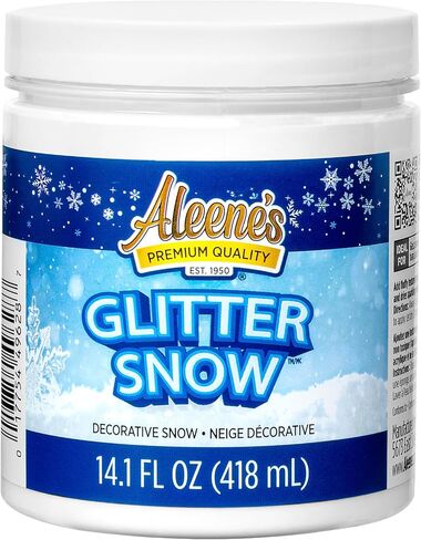 Aleene's Glitter Snow Glue, Fake Snow Effect with Sparkling Finish, Ideal for All Decor Crafts, 14 oz in Kuwait