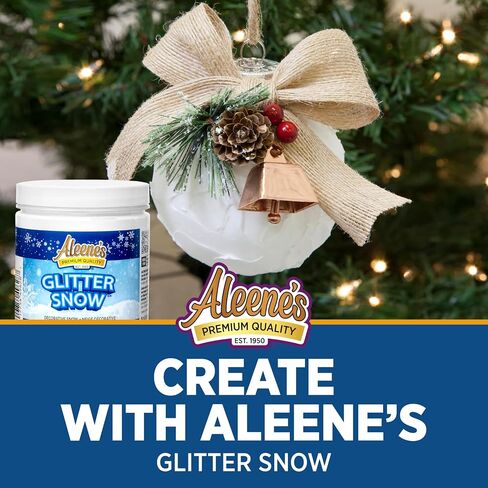 Aleene's Glitter Snow Glue, Fake Snow Effect with Sparkling Finish, Ideal for All Decor Crafts, 14 oz in Kuwait