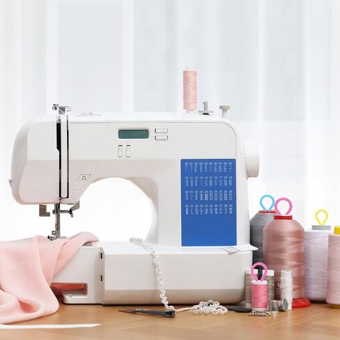 HARFINGTON 50pcs Bobbin Thread Holders Plastic Long Thread Spool Clamp Sewing Machine Accessories Thread Control Clamp for Organizing Thread Tails Prevent from Unwinding, Purple in Saudi Arabia