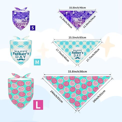 Spring Dog Bandanas Bulk 30 Pcs Adjustable Flowers Dog Bandanas for Small Medium Dogs Breed 25 Inch Spring Scarves Grooming M in Kuwait
