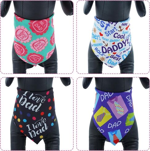Spring Dog Bandanas Bulk 30 Pcs Adjustable Flowers Dog Bandanas for Small Medium Dogs Breed 25 Inch Spring Scarves Grooming M in Kuwait