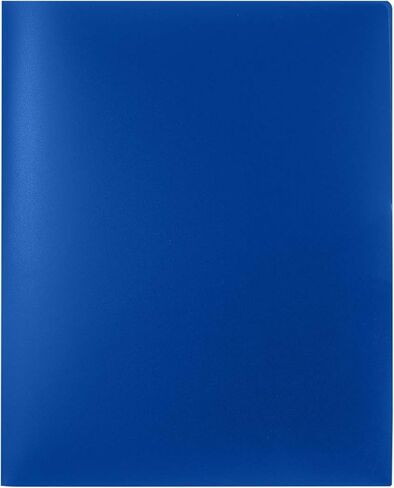 LUXPaper 9.5" x 11.75" Heavy Duty Poly Folders | Two Pocket | Black | 0.23 MM | 25 Qty in Saudi Arabia