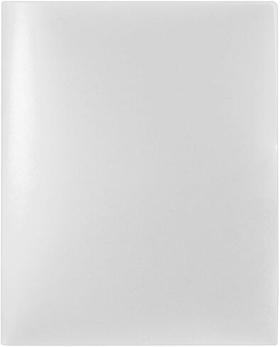 LUXPaper 9.5" x 11.75" Heavy Duty Poly Folders | Two Pocket | Black | 0.23 MM | 25 Qty in Saudi Arabia