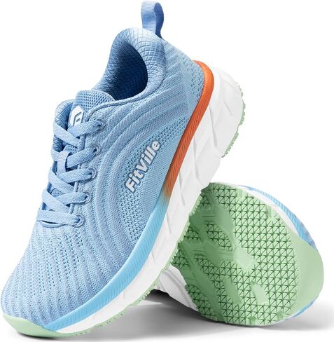 FitVille Wide Toe Box Shoes Women Breathable Wide Running Shoes for Women Lightweight Extra Wide Shoes for Women Comfortable Non Slip Extra Wide Shoes for Women with Swollen Feet with Cushioned in Saudi Arabia