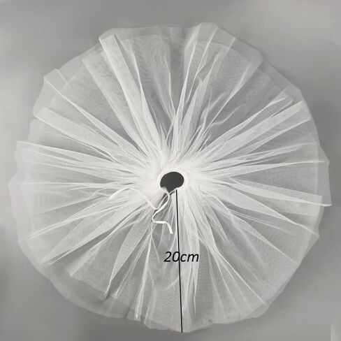 2pcs/lot Fashion Petticoat for 11.5" 1/6 Doll Slip Wedding Dress Underskirt Clothes Outfits 1/6 BJD Dollhouse Accessories (Long, White) in Kuwait