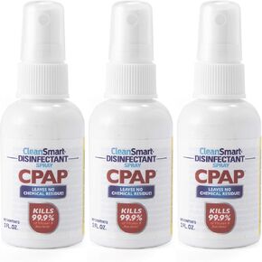 CleanSmart CPAP Disinfectant Spray, No Residue, For External Surfaces of Respirator Equipment, 6 oz (Pack of 2)