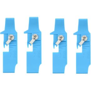 Dophee 4pcs ملصقات قاع مقاومة للبلى مقاوم للملابس البلاستيكية من أجل Pegasus siruba Zhongjie Indlustrial Overlock خياطة