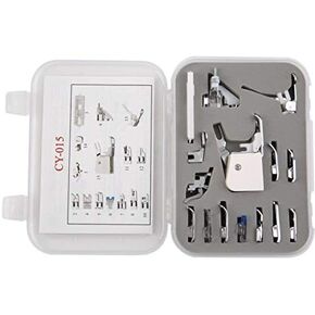 Sew-link 15pc Domestic Sewing Machine Snap-On Presser Walking Foot Kit for Brother, Singer, Babylock, Janome, Pfaff, Kenmore, Riccar, Necchi