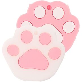 Cute Cat Paw Keycap Decorative Key Covers Tags Key Identifier Covers Rings Key Labels Key Protector Caps for Home Apartment Key Accessories