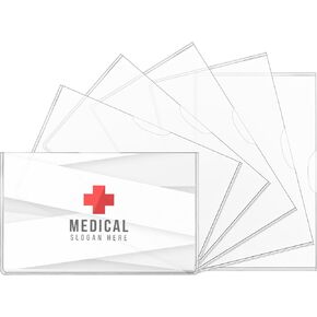 25pcs الأكمام لبطاقة الضمان الاجتماعي الأكمام/حامي بطاقة Medicare/حامل بطاقة الضمان الاجتماع