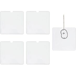 5pcs 3.54in × 3.54in أكياس مفاتيح أكريليك المفاتيح
