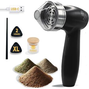 Rechargeable Herb Grinder (Grey/Black)