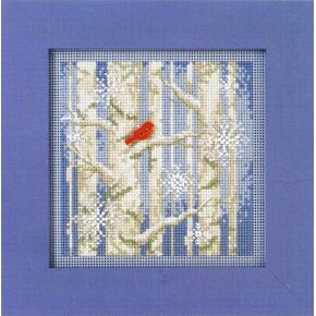 Winter Woods Cross Cross Kit Mill Hill 2011 Butons & Beads MH141303