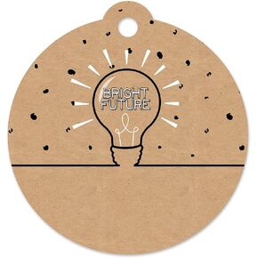 Big Dot of Happiness Bright Future - Graduation Party Favor Gift Tags (Set of 20)