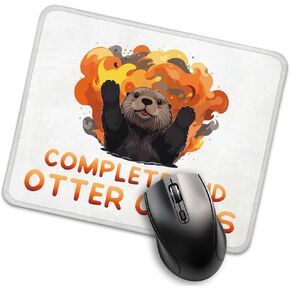 وسادة فوضى كاملة و Otter مضحك للمكتب ، هدايا Otter لزملاء زملاء العمل ، هدايا عاشق Otter للرجال ، هدايا المكاتب لمنسق الفوضى المتدرب الجديد