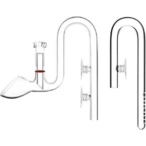 Mini Skimmer Lily Pipe Outflow and Inflow Kit for Nano Planted Tanks (10mm for 3/8'' i.d. (9/12mm) tubing)