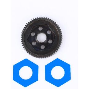 RCAWD Steel 60t Spur مع وسادات النعال لـ LOSI 1/16 MINI-B 1/18 MINI-T Series Progrades Part
