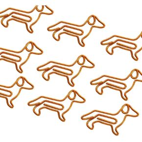 20 PCS Dachshund شكل مقاطع ورقية ، مرجعية للكلاب ، مقاطع ورقية صغيرة ، مقاطع مرجعية من الورق الورقي لطيف ، مقاطع الورق اللطيفة ، حامل الورق ، لوازم مكتب الكلاب ، هدايا Dachshund ، لوازم المكاتب