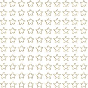 100 PCS Clips Gold Star Paper ، مقاطع الورق النجمة الذهبية اللطيفة مقاطع صغيرة من الورق الذهبي المعدني المضاد للزلاجات.