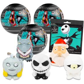 Disney Nightmare قبل عيد الميلاد الأعمى الأكياس الحزب لصالح 3 حزمة - حزمة مع 3 كابوس قبل التماثيل الغموض عيد الميلاد ، المزيد | شخصيات جاك سكوللينجتون ميني