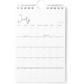 Karto Mini Wall Calendar 2025 - Vertical 6x9 inch Runs Until June 2026 - Small, Versatile and Easy Planning with the Aesthetic Desk Monthly Calendar - Cursive