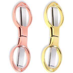 2 PCS مقصات قابلة للطي مقص سفر محمول قابلة للطي جيب شارة مقص مقص السلامة للمنزل ، المكتب ، الحرف ، الخياطة