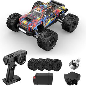 MJX Hyper Go 4x4 Brushless RC Cars 20208 Hyper 4WD RC Car All-Roc RC Drift Car Scale Underless 2.4G 4WD Electric عالية السرعة ، Terreneitor 4x4 Carros ، 1/20 عالي السرعة RC Cars للبالغين
