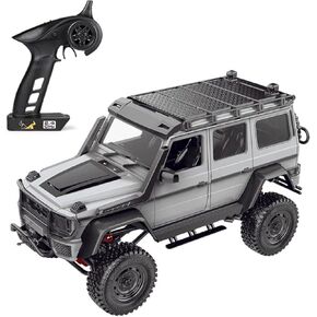 R/C MN-86S | ترقية الإصدار 4WD 1/12 2.4G التحكم عن بعد G500 RC CAR ROCK CRAWLER CLACKING OFF ROAD TRACK مع موديلات مركبات المصباح RTR للأطفال والكبار - مات جراي