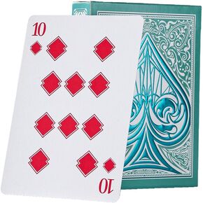 Classic Magic Poker Cards Playing Cards,Classic Trick Cards for Beginner to Professional,Magic Tricks Tool for Party and Game (Cyan)