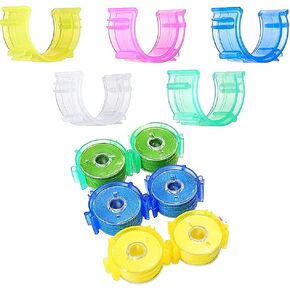 25Pcs Sewing Bobbin Small Clips Sewing Tool Accessory Color Thread Clips Holder Tool