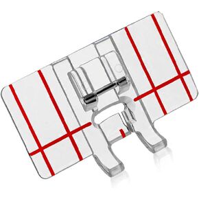 Dreamstitch Bldy-BGF ، JAG605 حدود دليل Presser Foot لجميع مغني Snap-on Low ، الأخ ، Babylock ، Euro-Pro ، Janome ، Kenmore ، White ، Juki ، Janome (New Home) ، Simplicity ، Elna Sewing Machine 605