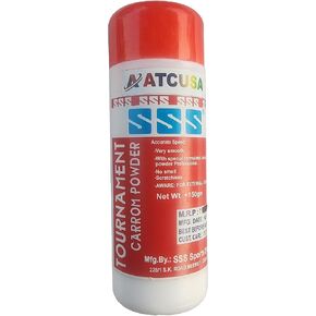 Tournament Carrom Powder 150 gm | Professional Carrom Board Powder | Extra Smooth Then Super Disco Powder | SSS Jumbo Pack 150 Grams | Stroke Master Professional Grade International Specifications |