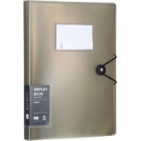 Patikil 8.5x11 "المجلدات ذات الأكمام البلاستيكية ، 1 PCS A4 عرض 60 كتاب Pocket Portfolio Binder Folder Contract مع أكمام واقي بلاستيكي وثيقة لمستندات العمل الفني ، الأخضر in Kuwait