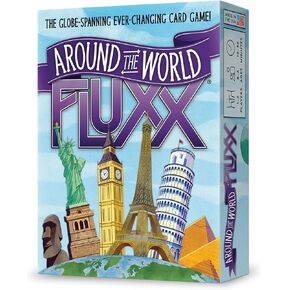 Looney Labs Around The World Fluxx Card Game - Worldwide Adventure with Dynamic Gameplay